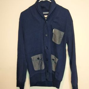 Marc Ecko Cut and Sew Long Sleeve Button Cardigan